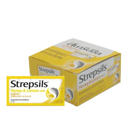 สเตรปซิล ยาอม รสน้ำผึ้งมะนาว เอช เอช อาร์ 3 เม็ด x 12