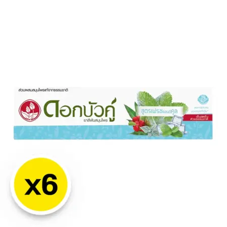 ดอกบัวคู่ ยาสีฟัน สูตรเฟรชแอนด์คูล 100 ก. x 6