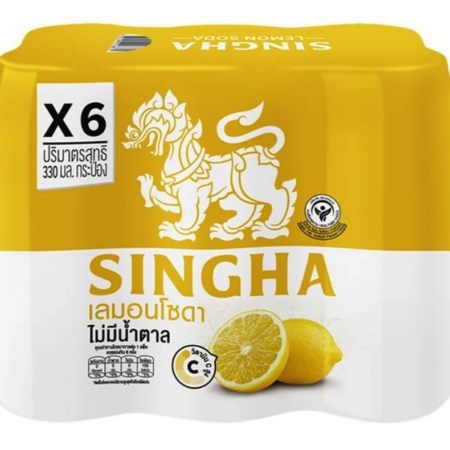 สิงห์ เลมอนโซดา 330 มล. x 6