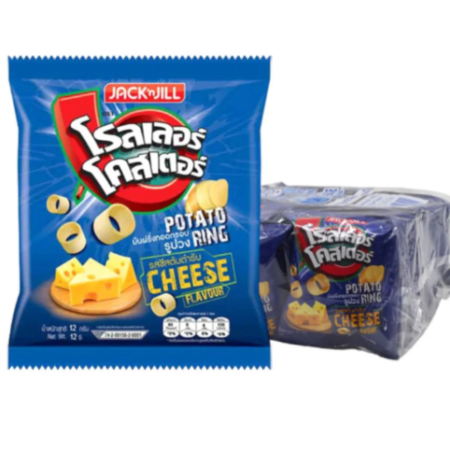 โรลเลอร์ โคสเตอร์ มันฝรั่งทอดกรอบรูปวง รสต้นตำรับ 12 ก. x 12