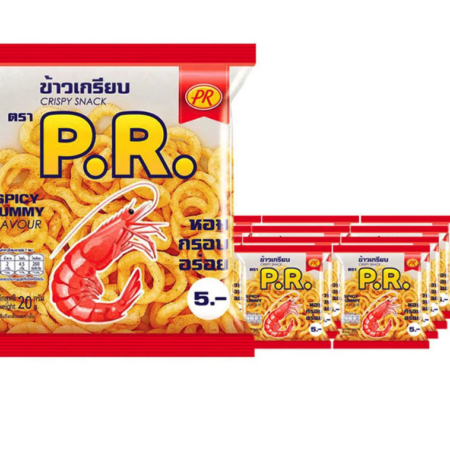 พีอาร์ ข้าวเกรียบกุ้ง 20 ก. x 12