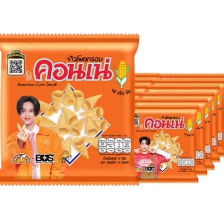 คอนเน่ ข้าวโพดอบกรอบ รสดั้งเดิม 11 ก. x 12