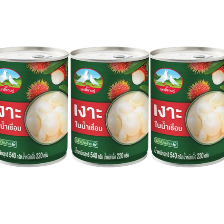 นกพิราบคู่ เงาะในน้ำเชื่อม 540 ก. x 3