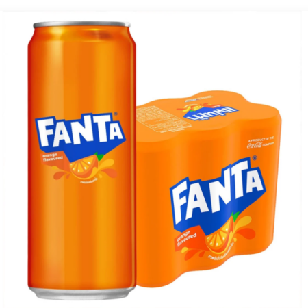 แฟนต้า น้ำส้ม 325 มล. x 6
