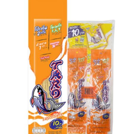 ทาโร ปลาสวรรค์ รสบาร์บีคิว 10 ก. x 6