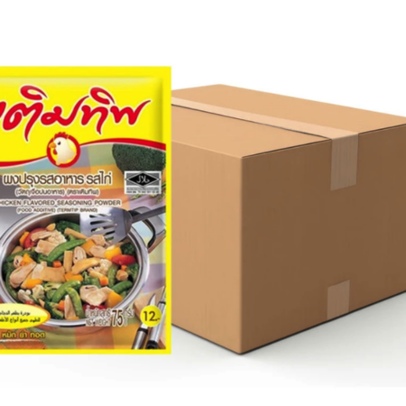 เติมทิพ ผงปรุงรส รสไก่ 75 ก. x 80