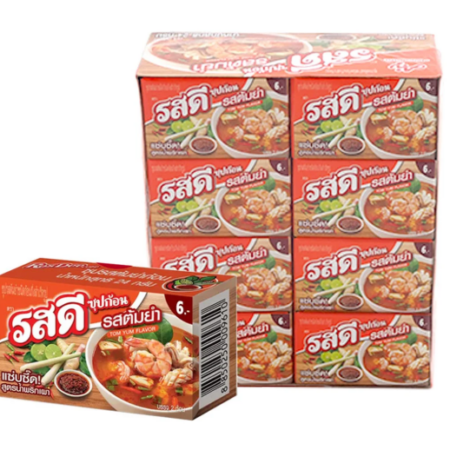 รสดี ซุปก้อน รสต้มยำ 24 ก. X 24