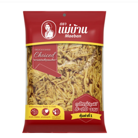 ตราแม่บ้าน หน่อไม้ชนิดฝอยในน้ำใบย่านาง