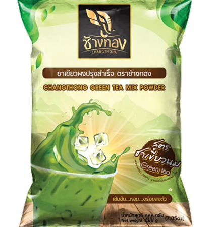 ช้างทอง ชาเขียวผง 200 ก.
