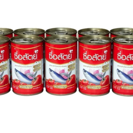 ซื่อสัตย์ ปลาซาร์ดีนในซอสมะเขือเทศ 155 ก. x 10