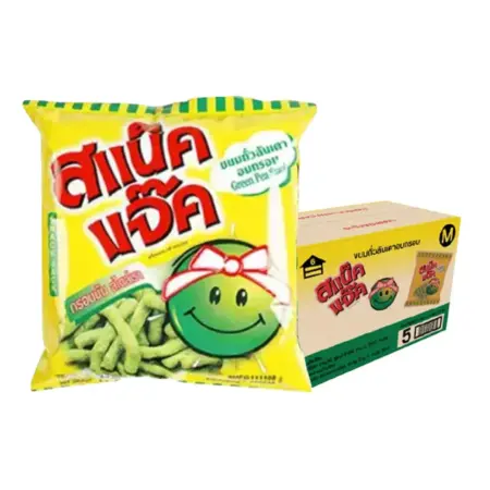 สแน็คแจ๊ค ถั่วลันเตา ยกลัง 15 ก. x 72