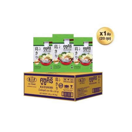 วุ้นเส้นคูซูคิริ ตรา BIF 100g. x 20 ชิ้น (ยกลัง)