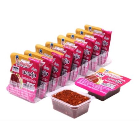 รุ่งเจริญ น้ำพริกนรกกุ้ง (12g x 9)