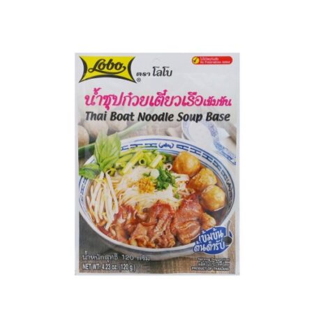 โลโบน้ำซุปก๋วยเตี๋ยวเรือเข้มข้น 120 กรัม