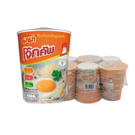 มาม่าคัพ โจ๊กกึ่งสำเร็จรูป รสไก่ 45 กรัม x 6 ถ้วย