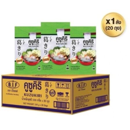 วุ้นเส้นคูซูคิริ ตรา BIF 100g. x 20 ชิ้น (ยกลัง) (0 รีวิว)