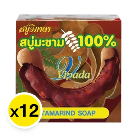 วิภาดา สบู่มะขาม 100% 65 gx 12