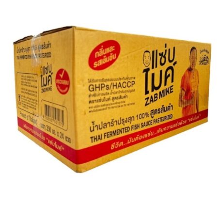 น้ำปลาร้าแซ่บไมค์ สูตรส้มตำ ยกลัง 24 ขวด