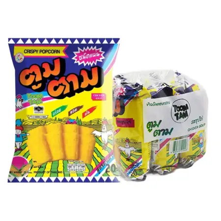 ตูมตาม ข้าวโพดอบกรอบ รสซุปไก่ 91 ก. x 3