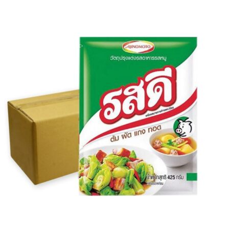 รสดี ผงปรุง รสหมู 400ก.X20X1ลัง