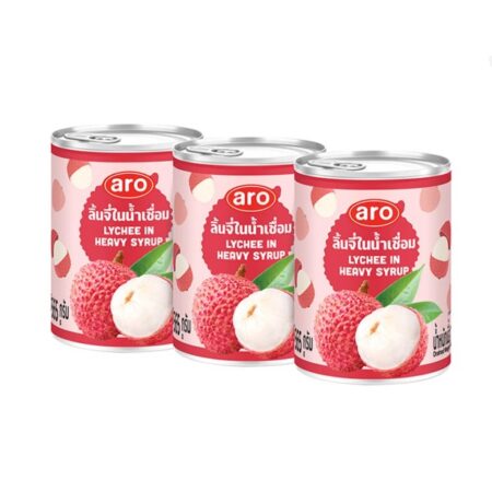 เอโร่ ลิ้นจี่ในน้ำเชื่อม 565 ก. x 3