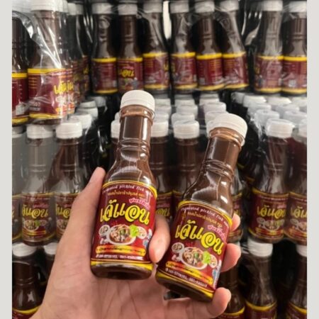 น้ำปลาร้าต้มสุก สูตรหอมโหน่ง ตราเจ้แอน ปลาร้าชุมแพ 150ml. x 2 ขวด