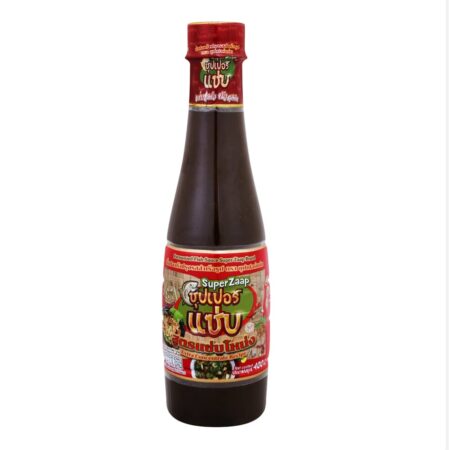 ซุปเปอร์แซ่บ น้ำปลาร้า สูตรแซ่บโหน่ง 400 มล.