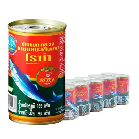 โรซ่า ปลาแมคเคอเรลในซอสมะเขือเทศ 155 ก. x 10