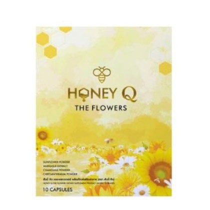 Honey Q เดอะฟลาวเวอร์ ผลิตภัณฑ์เสริมอาหาร 60g 1+1