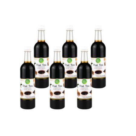 ทีอีเอ ไซรัปชาไทย สูตรเข้มข้น ขนาด (750 มิลลิลิตร) x 6 ขวด