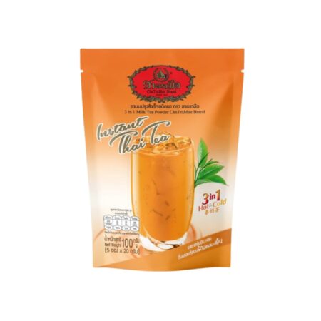 ชาตรามือ ชารสมะนาวปรุงสำเร็จชนิดผง 3in1 บรรจุ 5 ซอง