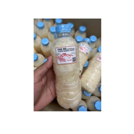 ภูหอ หน่อไม้เมืองเลย หน่อไม้ดอง 350 กรัม (ขวด)