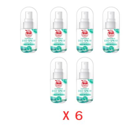 สเปรย์ระงัยกลิ่นกาย เต่าเหยียบโลก (Pure White) (6ขวด)