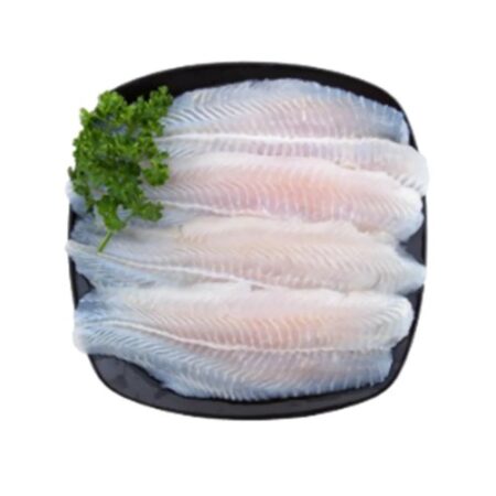 เนื้อปลาแพนกาเซียส ดอรี่แล่แช่แข็ง (170-220กรัม/ชิ้น) net weight70% 1กก.