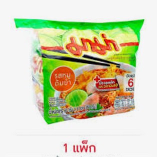 มาม่าซอง รสหมูต้มยำ 60 กรัม (แพ็ก 6 ซอง)