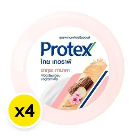 โพรเทคส์ สบู่ไทยเทอราพี ซากุระทานาคา 130 ก. x 4