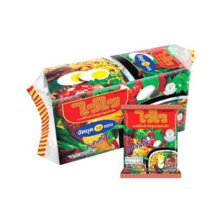 Wai Wai instant noodles, original flavor, 55 grams, pack of 10