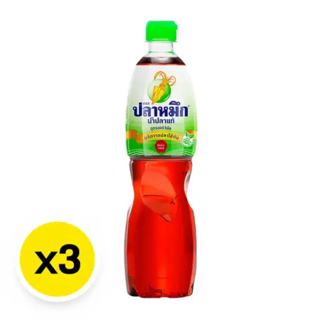 ปลาหมึก น้ำปลา เพ็ท 700 มล. x 3