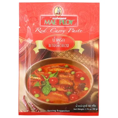 น้ำพริกแกงเผ็ดแดง ตราแม่พลอย 50 กรัม