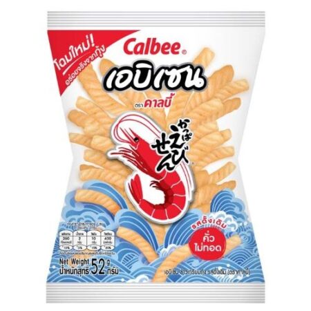 Calbee Shrimp Crackers, Original Flavor, 52 g.