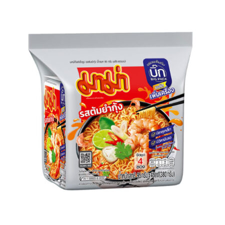 มาม่าบิ๊กแพ็คพลัส รสต้มยำกุ้ง 95ก. X4