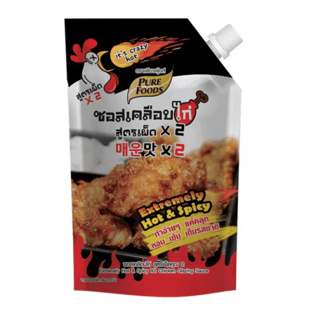 เพียวฟู้ดส์ ซอสเคลือบไก่ สูตรเผ็ดคูณ2 1 กก.