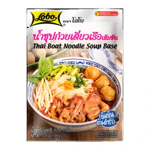โลโบน้ำซุปก๋วยเตี๋ยวเรือเข้มข้น 120 กรัม