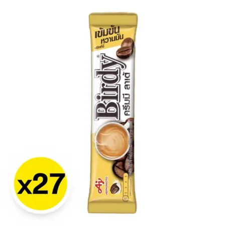 เบอร์ดี้ กาแฟสำเร็จรูป 3อิน1 ครีมมี่ลาเต้ 13.2 ก. แพ็ค 27 ซอง