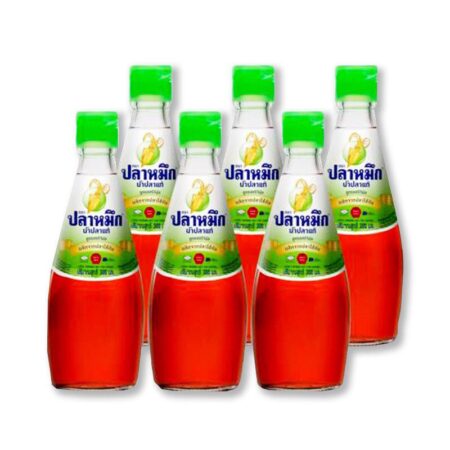 น้ำปลาแท้ ตราปลาหมึก 300 มล. X 6