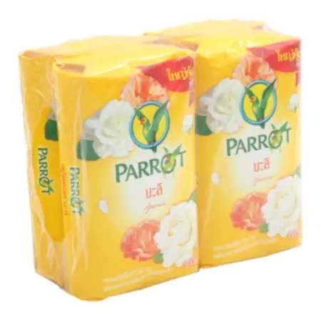 สบู่ก้อน ตรานกแก้ว กลิ่นมะลิ  105 กรัม x 4
