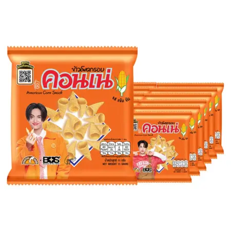 Conne Crispy Corn American Corn Snack 11 g. x 12