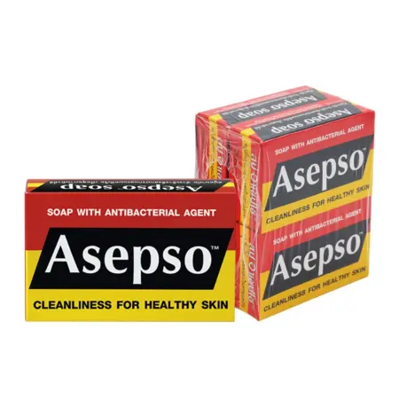 สบู่ ASEPSO สูตรดั้งเดิม 80g x 4
