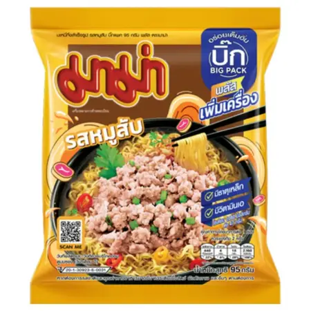 มาม่า บิ๊กแพค พลัส รสหมูสับ ขนาด 95 กรัม