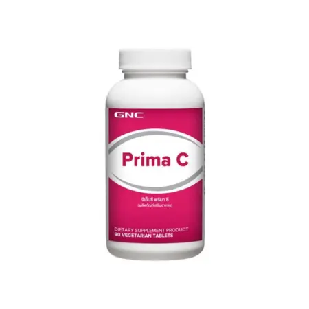 จีเอ็นซี พริมา ซี (GNC Prima C 1000mg) ขนาดบรรจุ 90 เม็ด (Vegetarian Tablets)